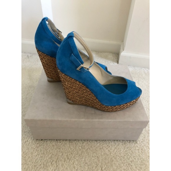 Jimmy Choo sandals. Blue. Size 36.5. New! - Picture 2 of 5